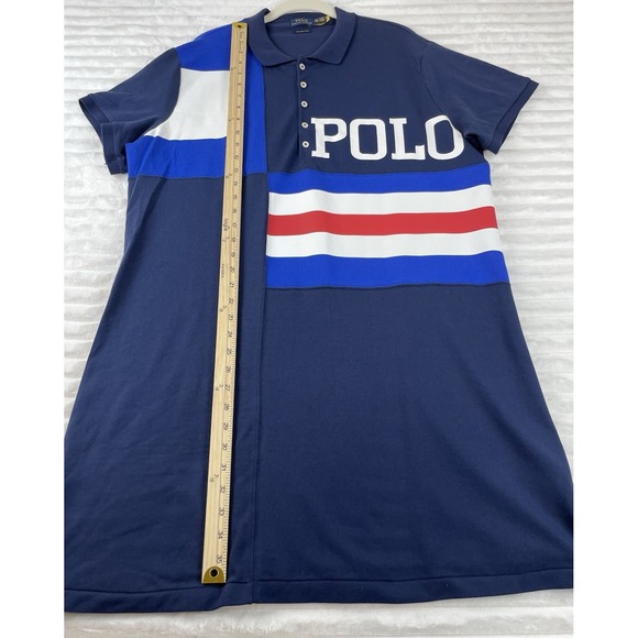 POLO Ralph Lauren Women's Mini Shirt Dress Size XXL Preppy Old Money - Picture 3 of 15